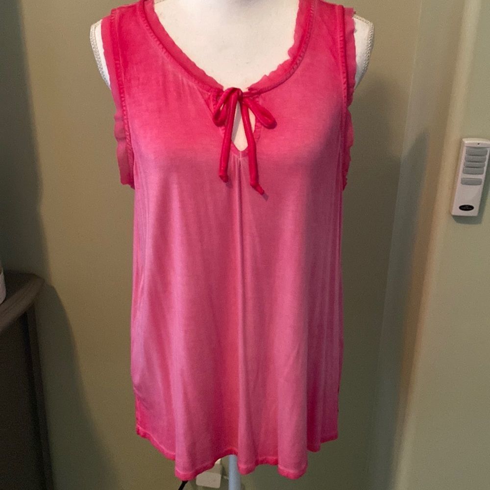 Cable & Gauge Pink Top XL